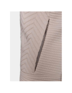 Veste hybride bi-matière beige femme - Aulp