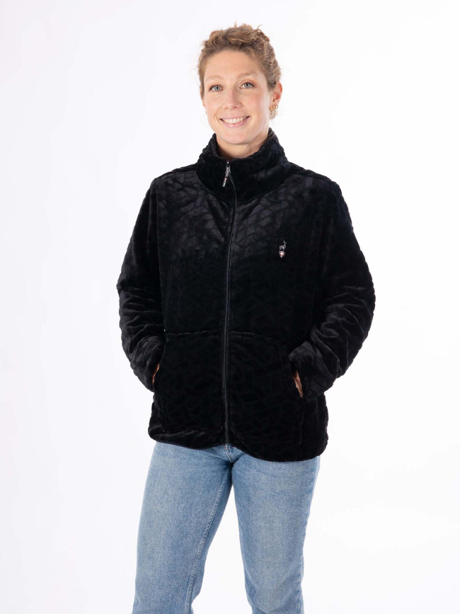 Veste polaire virlo noir femme - Aulp