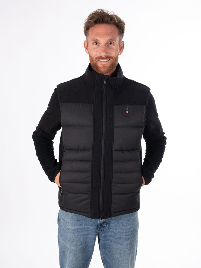 Veste hybride sans manches vlaki noir homme - Aulp