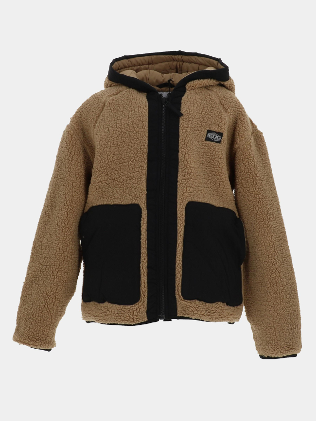 Veste polaire b-sherkan marron garçon - Teddy Smith