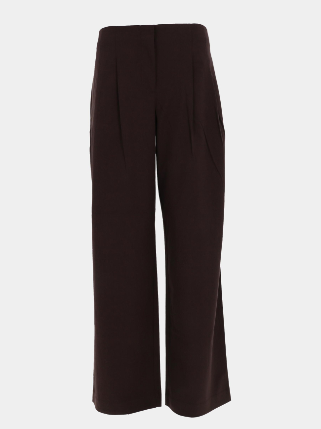 Pantalon fluide large vmsigga marron femme - Vero Moda