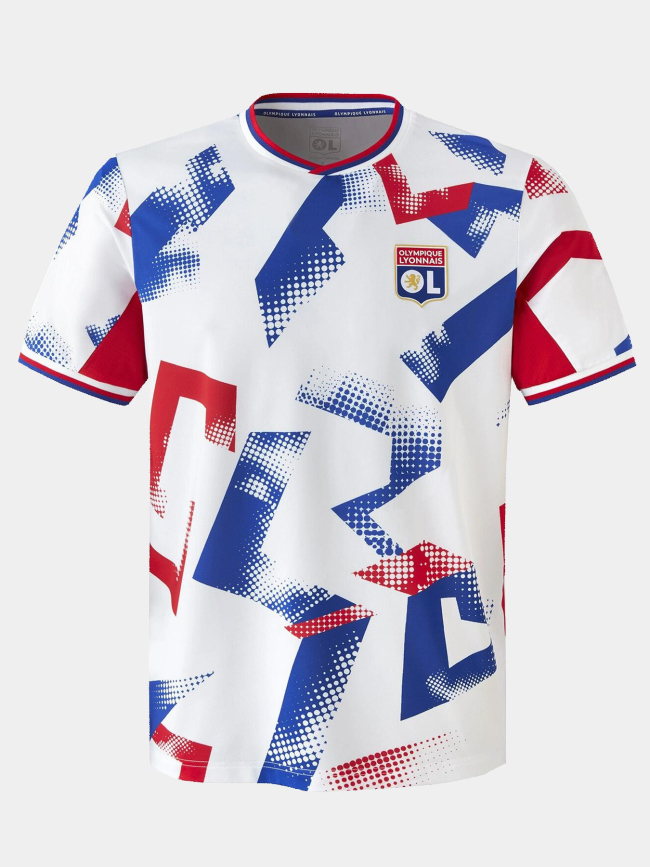 T-shirt training fusion blanc homme - Olympique Lyonnais