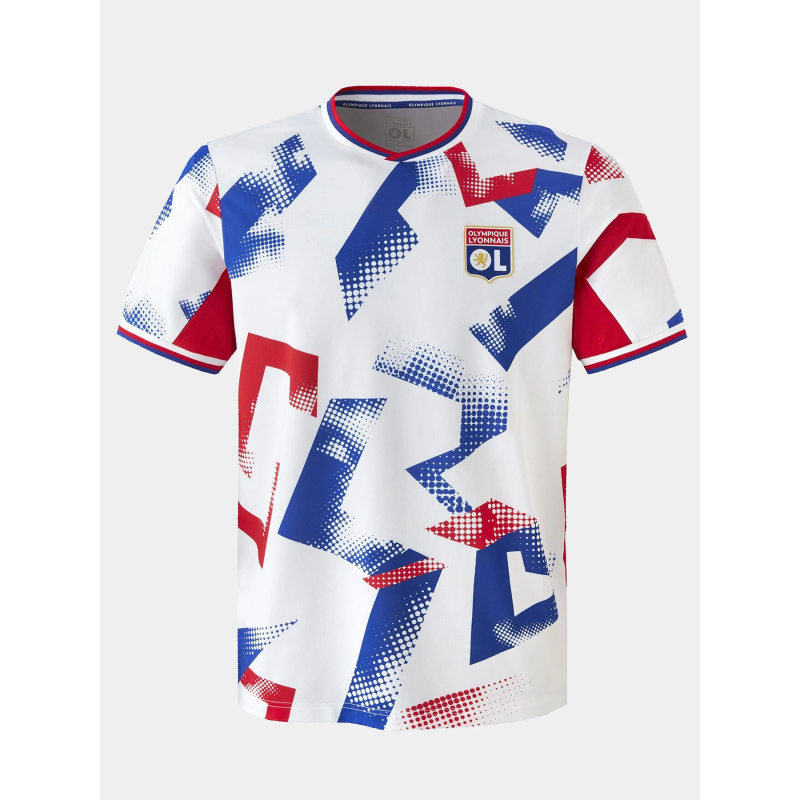 T-shirt training fusion blanc enfant - Olympique Lyonnais