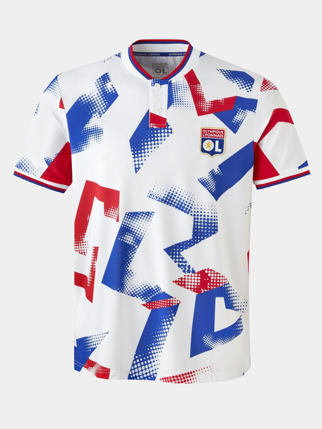 Polo training fusion blanc adulte - Olympique Lyonnais