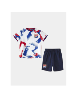 Mini-kit training fusion blanc et bleu bébé - Olympique Lyonnais