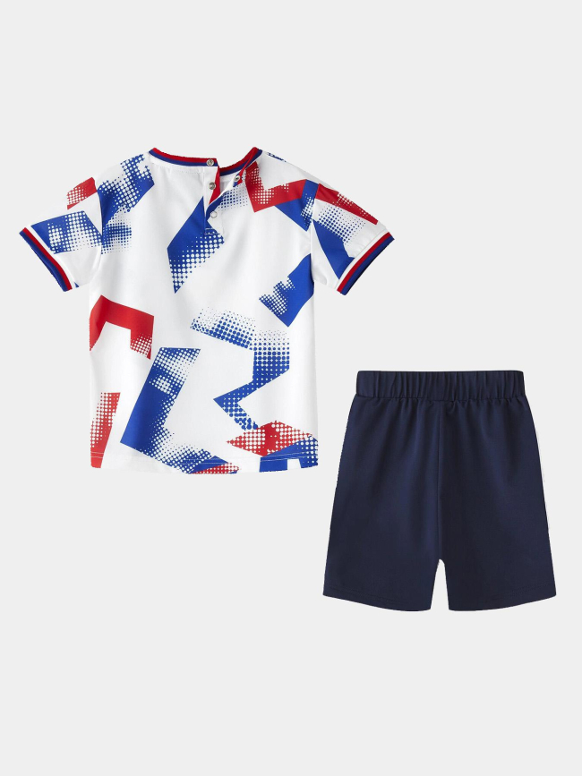 Mini-kit training fusion blanc et bleu bébé - Olympique Lyonnais