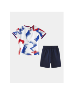 Mini-kit training fusion blanc et bleu bébé - Olympique Lyonnais