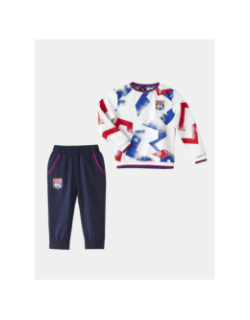 Ensemble training fusion blanc et bleu bébé - Olympique Lyonnais