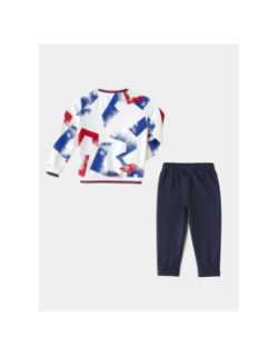 Ensemble training fusion blanc et bleu bébé - Olympique Lyonnais