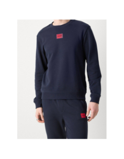Sweat à col rond diragol bleu marine homme - Hugo