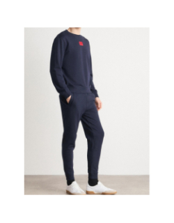 Sweat à col rond diragol bleu marine homme - Hugo