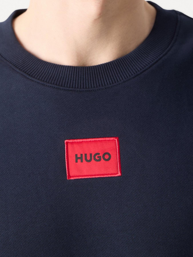 Sweat à col rond diragol bleu marine homme - Hugo