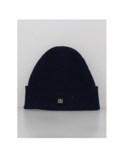 Logo en laine à logo métallique xola bleu marine homme - Hugo