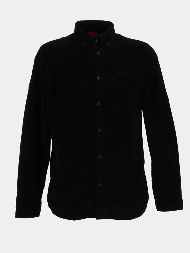 Chemise en velours côtelé epazo noir homme - Hugo