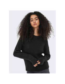 Pull en maille jdybigum noir femme - JDY
