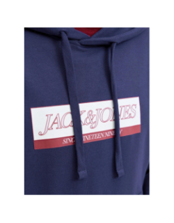 Sweat à capuche jorinwood bleu marine homme - Jack & Jones