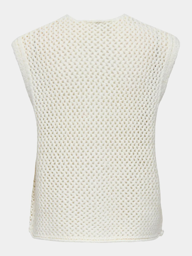 Gilet sans manche solene blanc femme - Only