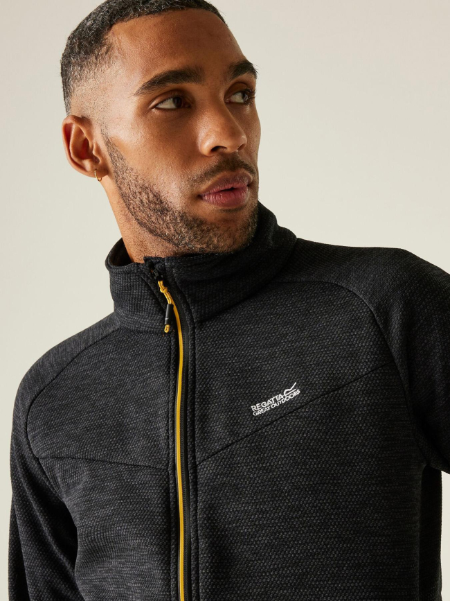 Polaire zippé rivake noir homme - Regatta
