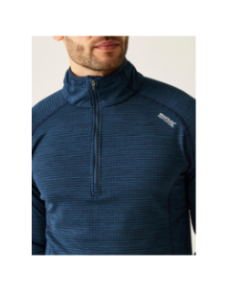 Sweat polaire quadrillé à demi zip yonder II bleu marine homme - Regatta