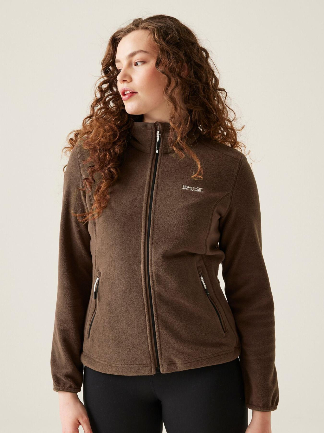 Polaire zippé floreo IV marron femme - Regatta