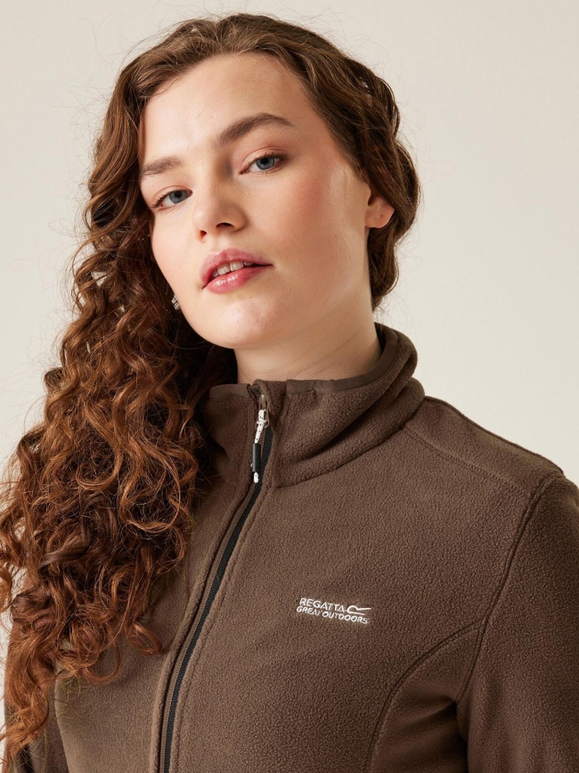 Polaire zippé floreo IV marron femme - Regatta