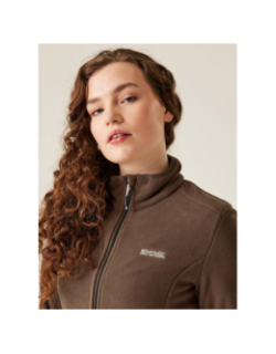 Polaire zippé floreo IV marron femme - Regatta