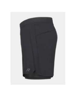 Short de running 2in1 maaninka noir homme - Rukka