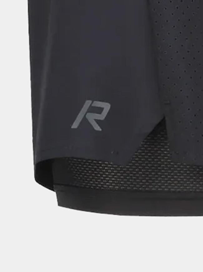 Short de running 2in1 maaninka noir homme - Rukka