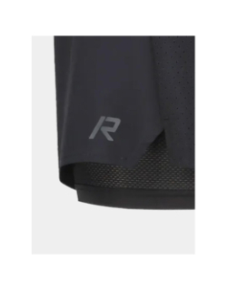 Short de running 2in1 maaninka noir homme - Rukka