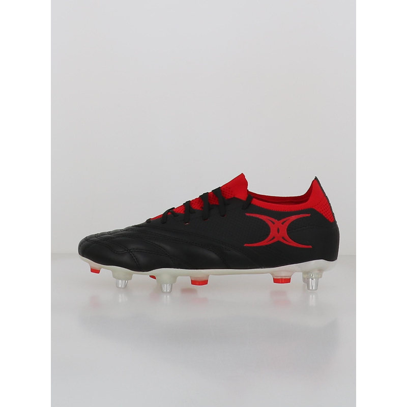 Crampons de rugby icon players 6s noir et rouge homme - Gilbert