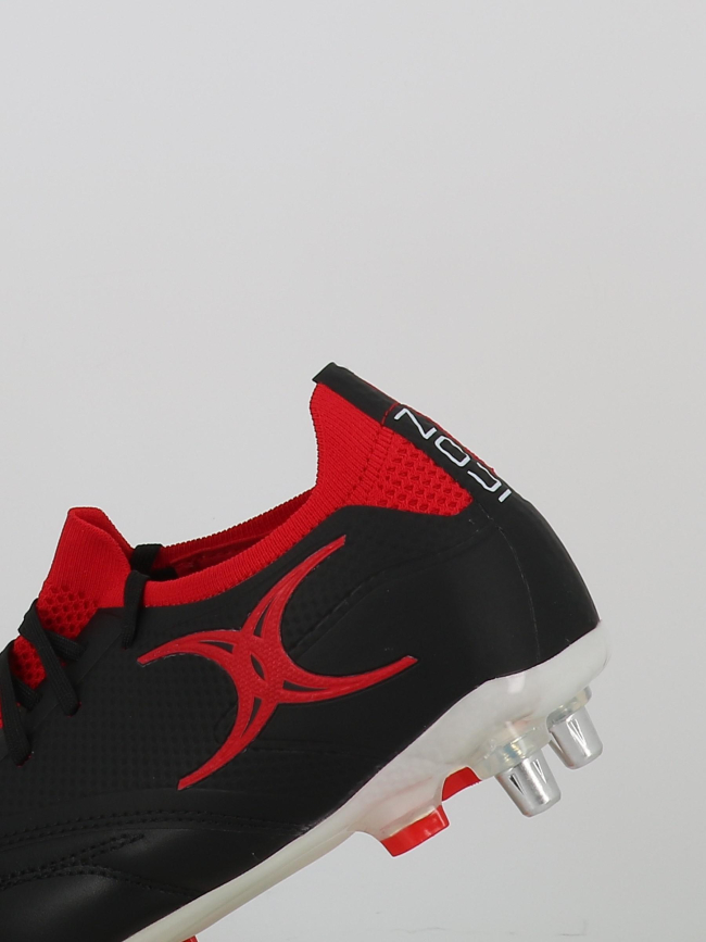 Crampons de rugby icon players 6s noir et rouge homme - Gilbert