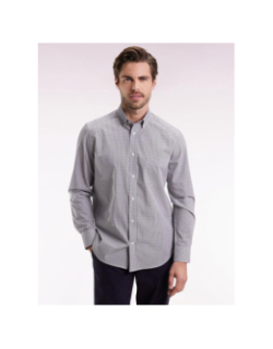 Chemise en coton à motif orage blanc homme - Eden Park