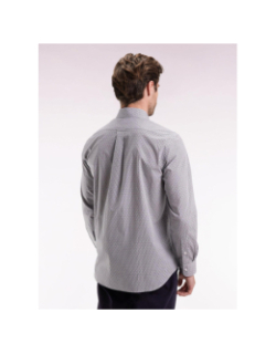 Chemise en coton à motif orage blanc homme - Eden Park