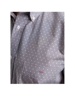 Chemise en coton à motif orage blanc homme - Eden Park