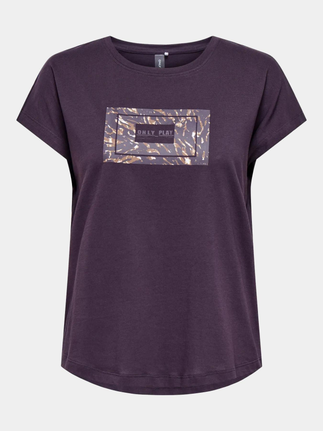 T-shirt de sport onpaub-joan violet femme - Only