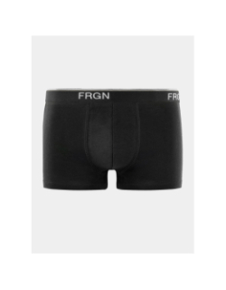 Pack de 3 boxers en coton noir gris et kaki homme - Freegun