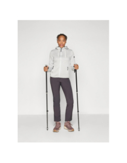Veste à capuche auen blanc et gris femme - Icepeak