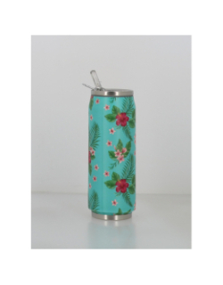 Canette isotherme papetee 500ml turquoise - Les Artistes