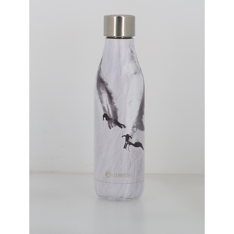Bouteille isotherme ski 500ml blanc - Les Artistes