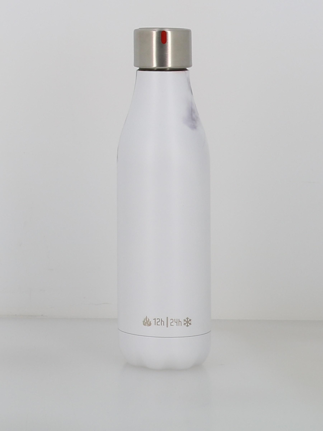 Bouteille isotherme ski 500ml blanc - Les Artistes