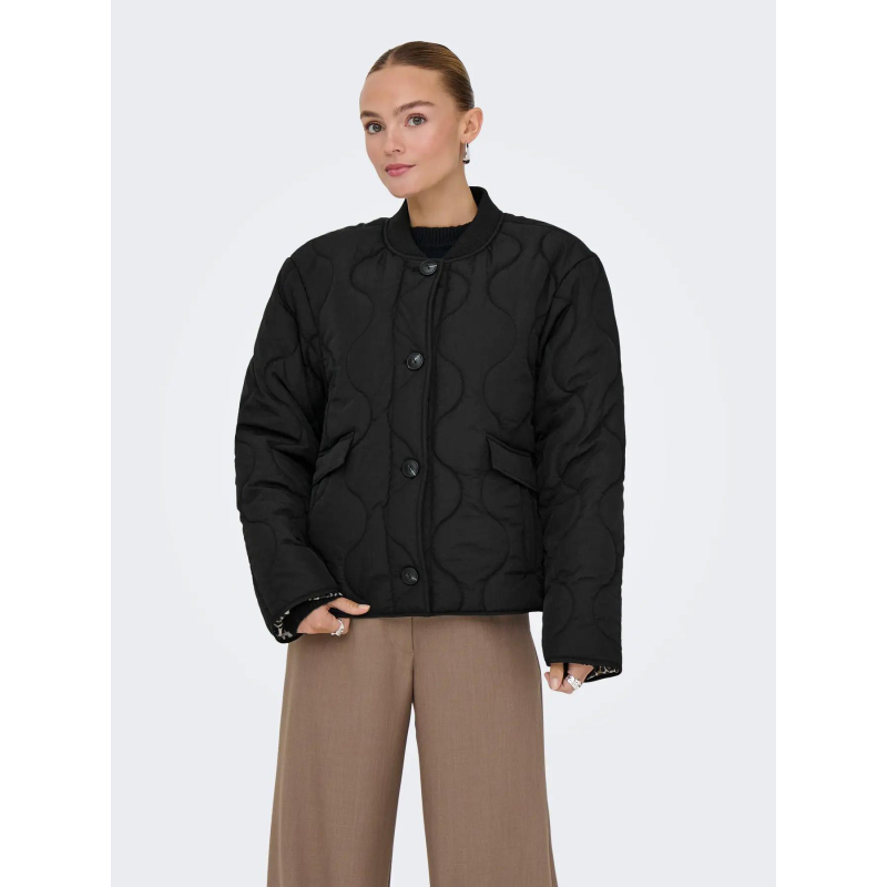 Veste matelassée salsa leo noir femme - Only