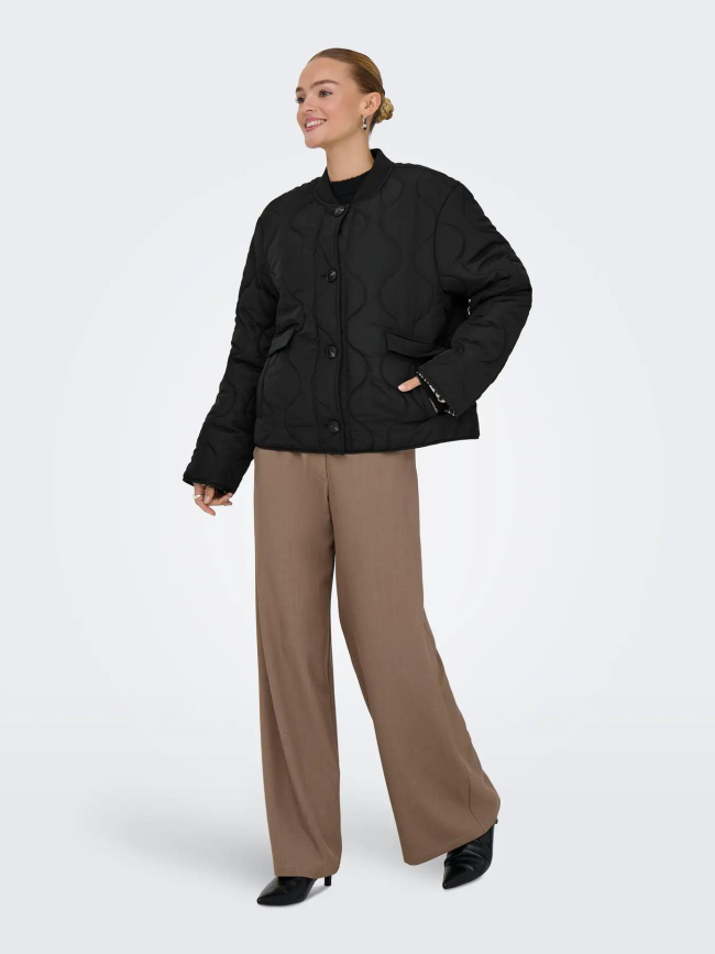 Veste matelassée salsa leo noir femme - Only