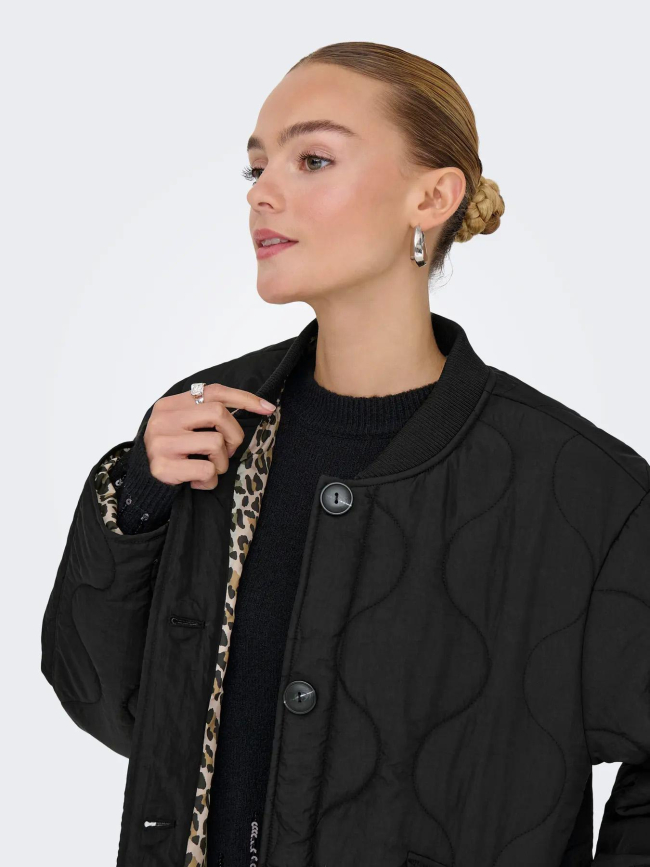 Veste matelassée salsa leo noir femme - Only