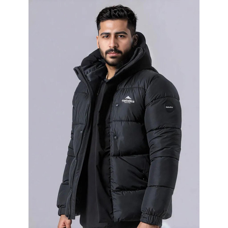 Doudoune barnes noir homme - Helvetica