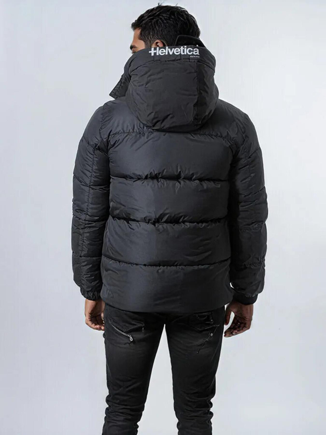 Doudoune barnes noir homme - Helvetica