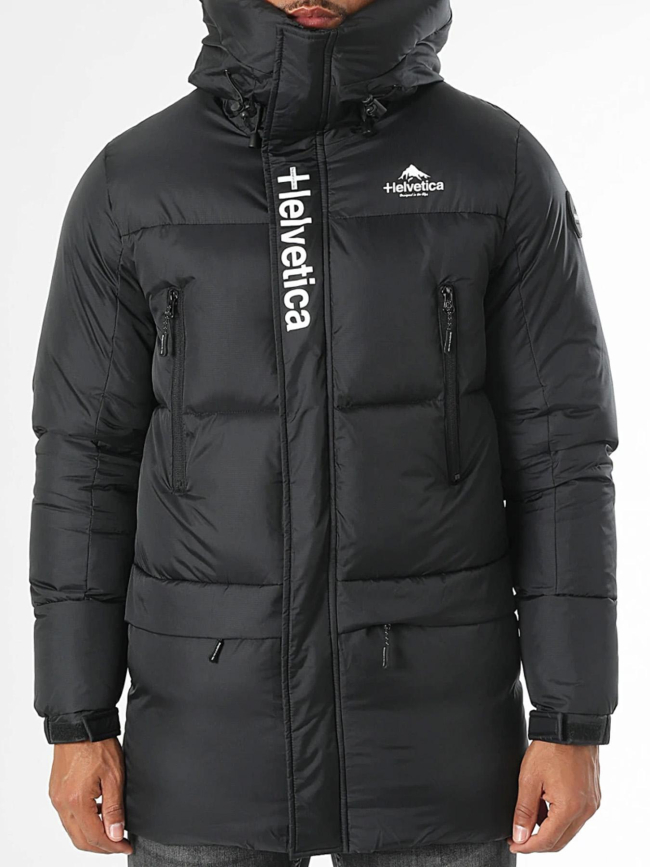 Doudoune villar noir homme - Helvetica