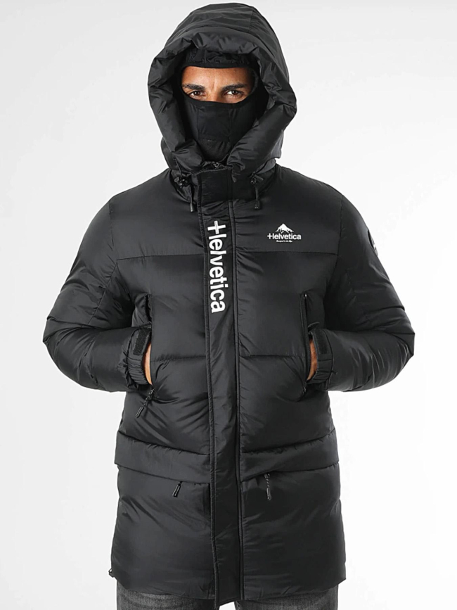 Doudoune villar noir homme - Helvetica