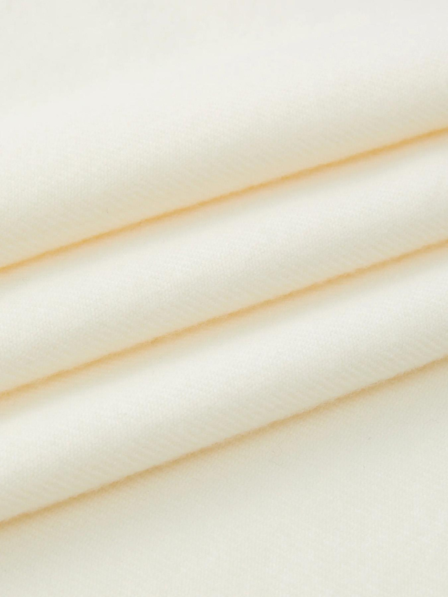 Echarpe en laine bisette blanc femme - Hugo