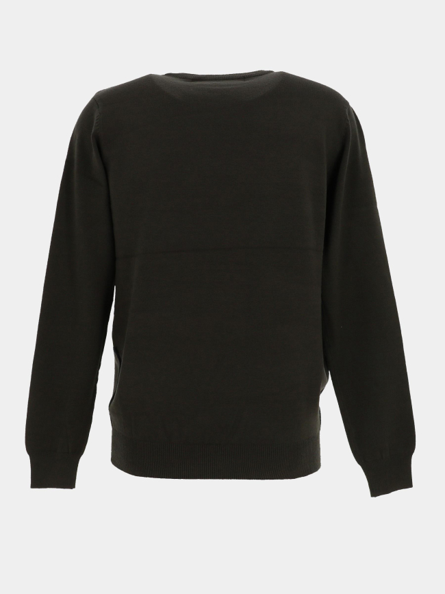 Pull col rond fazaron kaki homme - Benson & Cherry