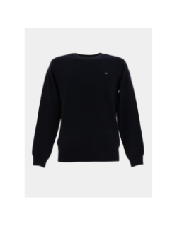 Pull col rond fazaron bleu marine homme - Benson & Cherry